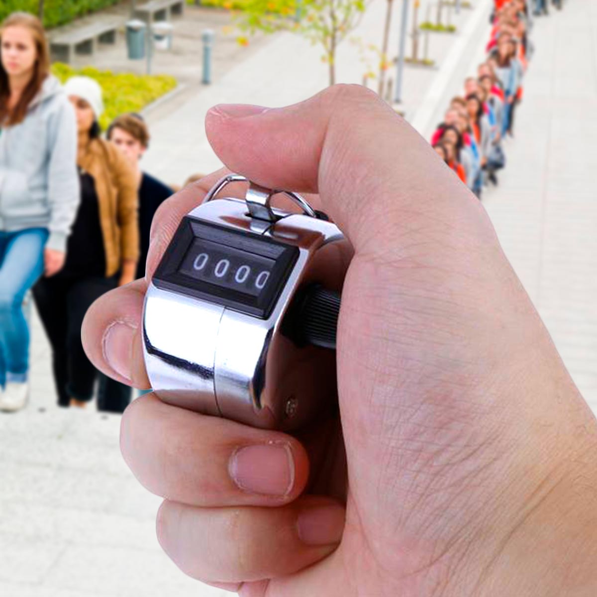 Miniatura 5 de Contador Manual 4 Digitos Clicker KD8025